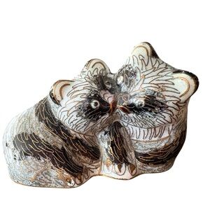 Vintage Chinese Cloisonné Pandas